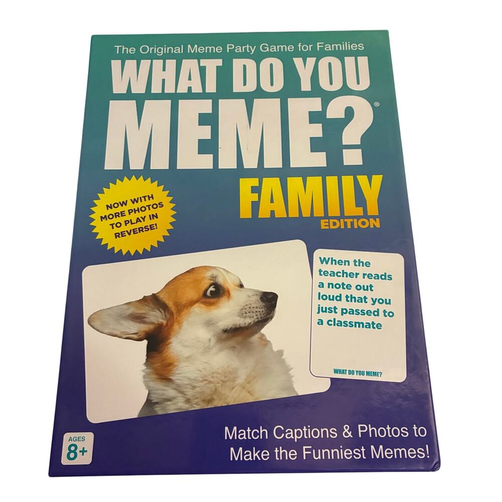 What Do You Meme Family Edition Board Game New Sealed 300 Cards Party Wholesome